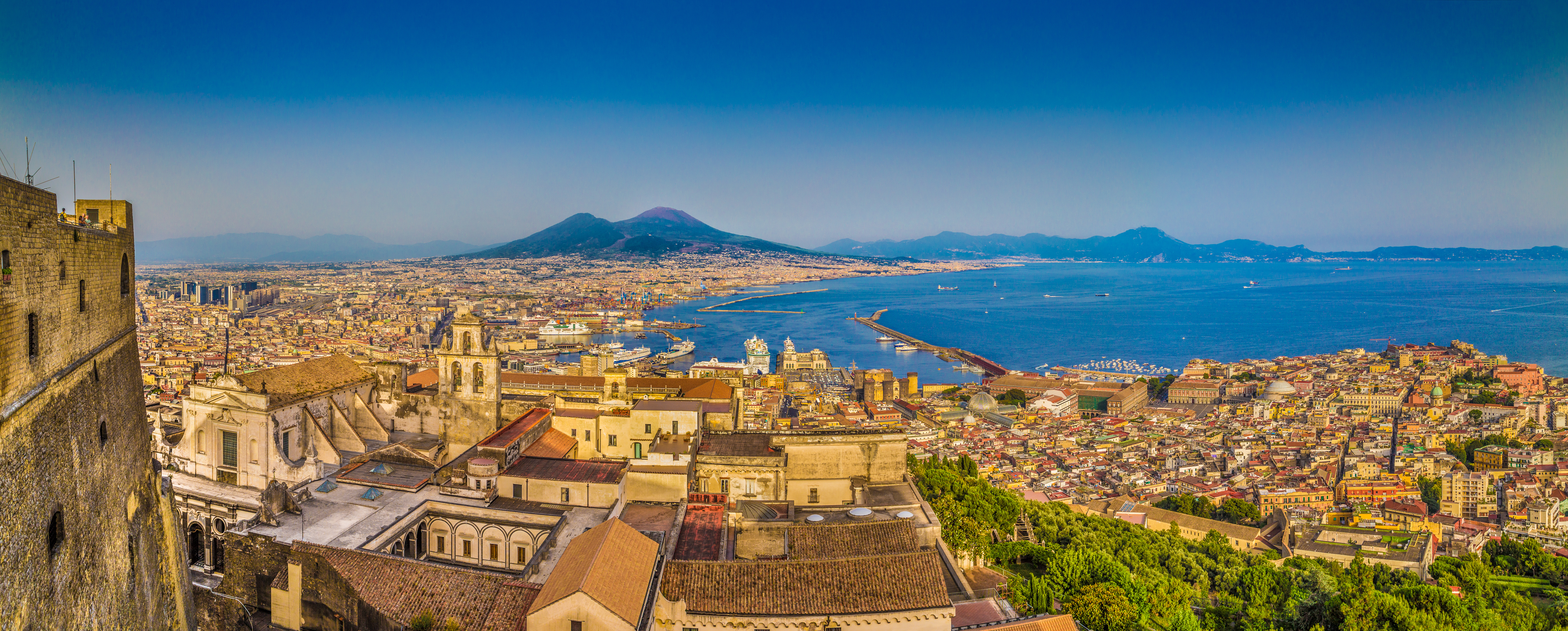 Panorama di Napoli da Castel Sant'Elmo
